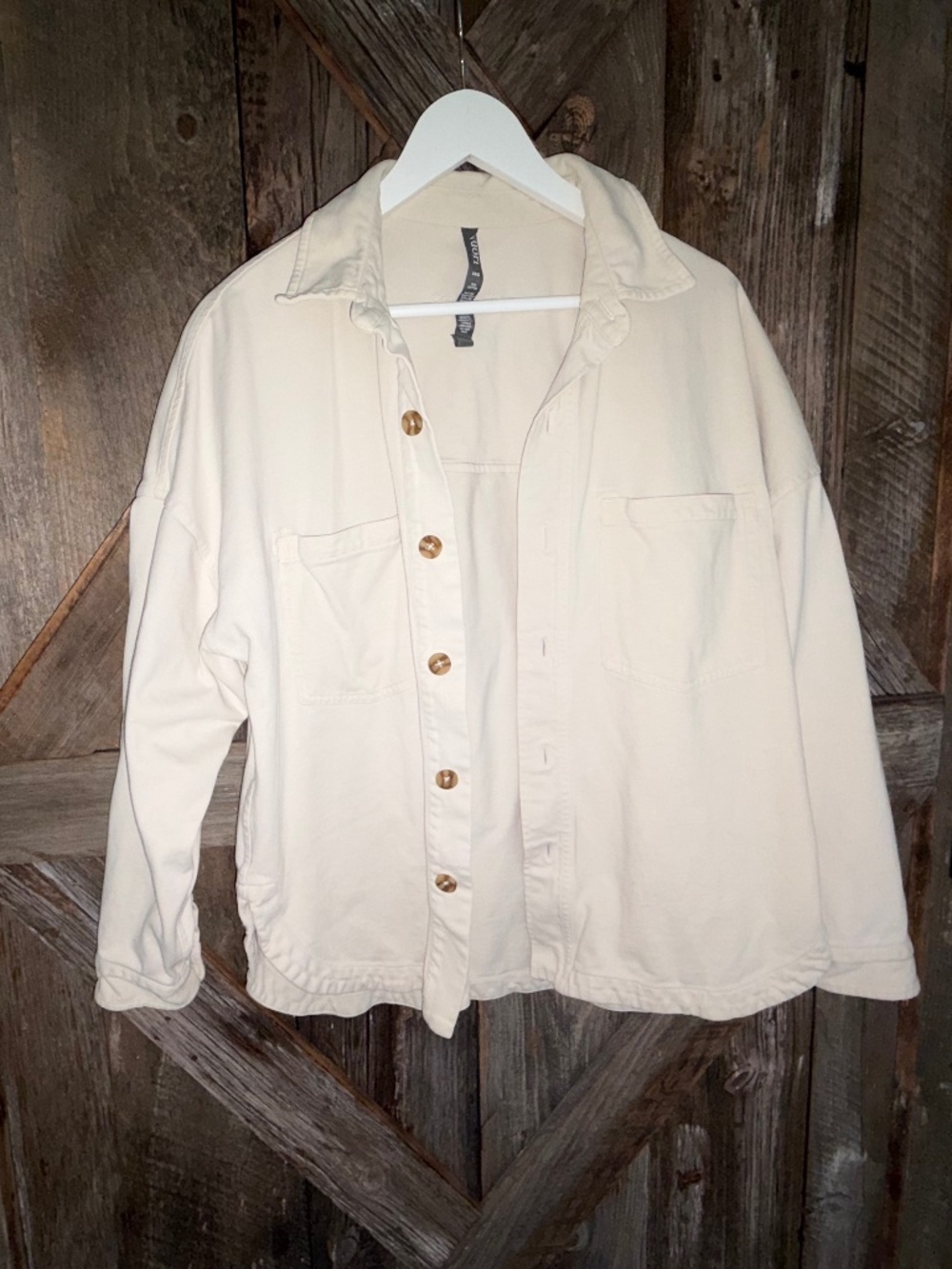 Vuori Mackenzie Shirt Jacket WOMENS SHACKET CREAM BEIGE XS/ S